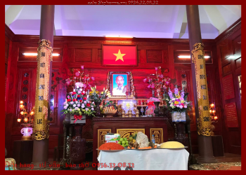 Bàn thờ Án Gian Đục Như Ý gỗ hương đá